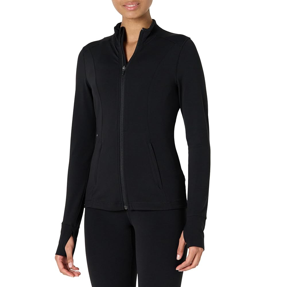 Amazon Essentials Women's Active FormFlex Buttery Soft Slim Fit Full Zip Jacket | Amazon (US)