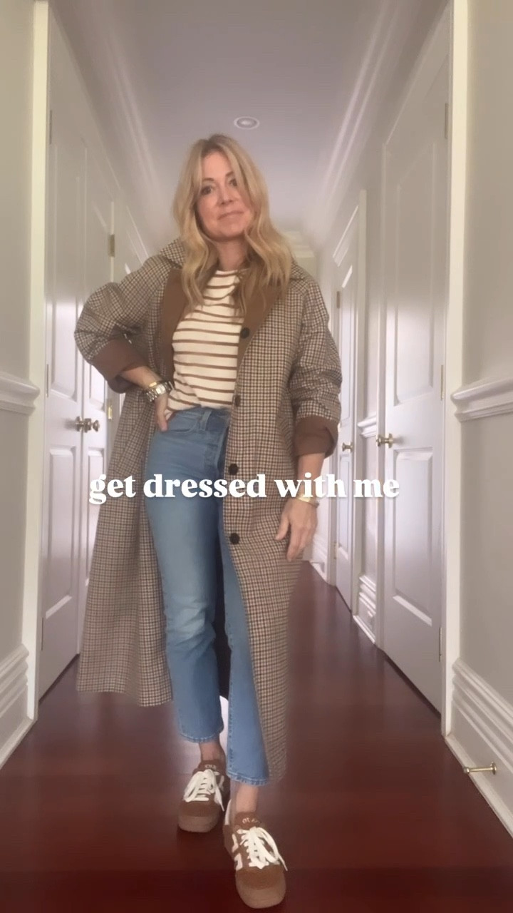 Brown plaid + stripes for fall 

#LTKSeasonal #LTKFindsUnder100 #LTKOver40