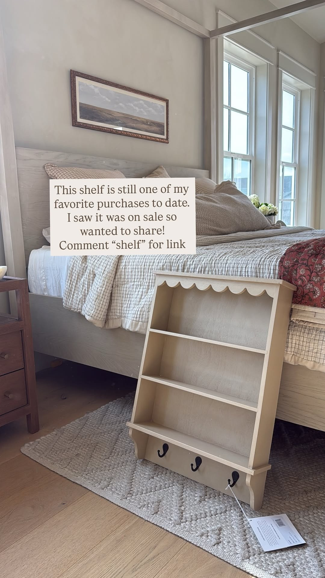 $10 dollars off today! There are SO many good places for this shelf. It's one of my favorite purchases ever made. It's currently styled in my bathroom, but it would be so cute on the wall of a little girls' room, a laundry room, or even a hallway! 

 #LTKHome #LTKSaleAlert