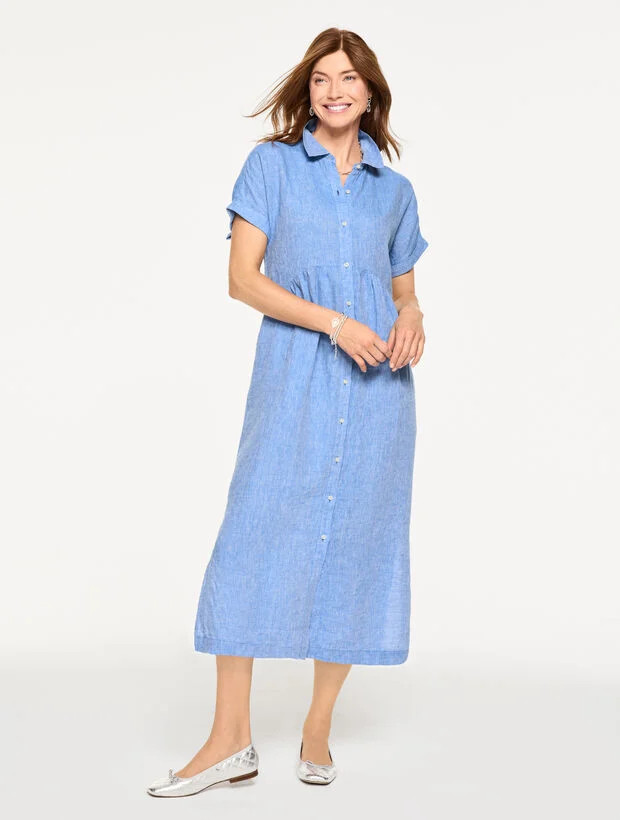 Linen Shirtdress | Talbots