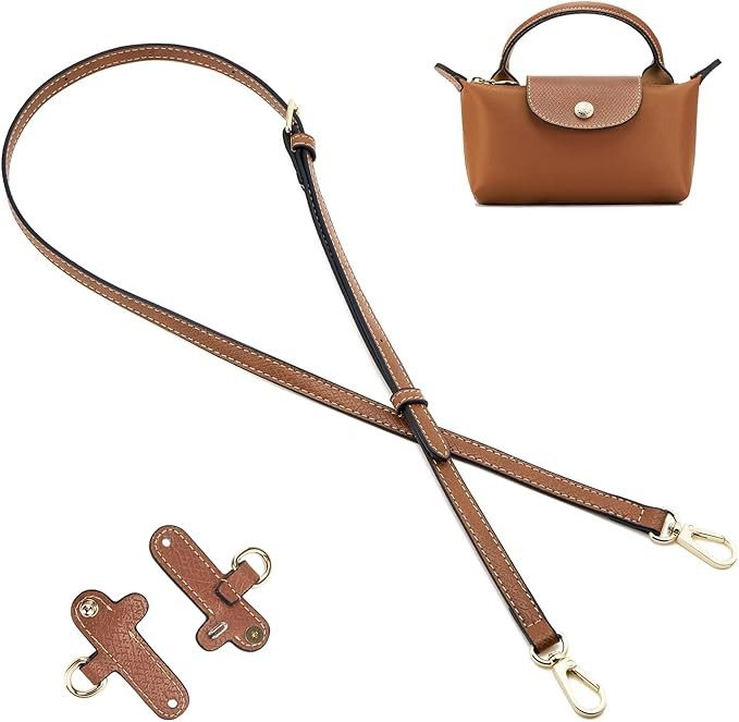 Leather Strap Suitable for Longchamp Handbag,Crossbody Adjustable Shoulder Strap Conversion Kit | Amazon (US)