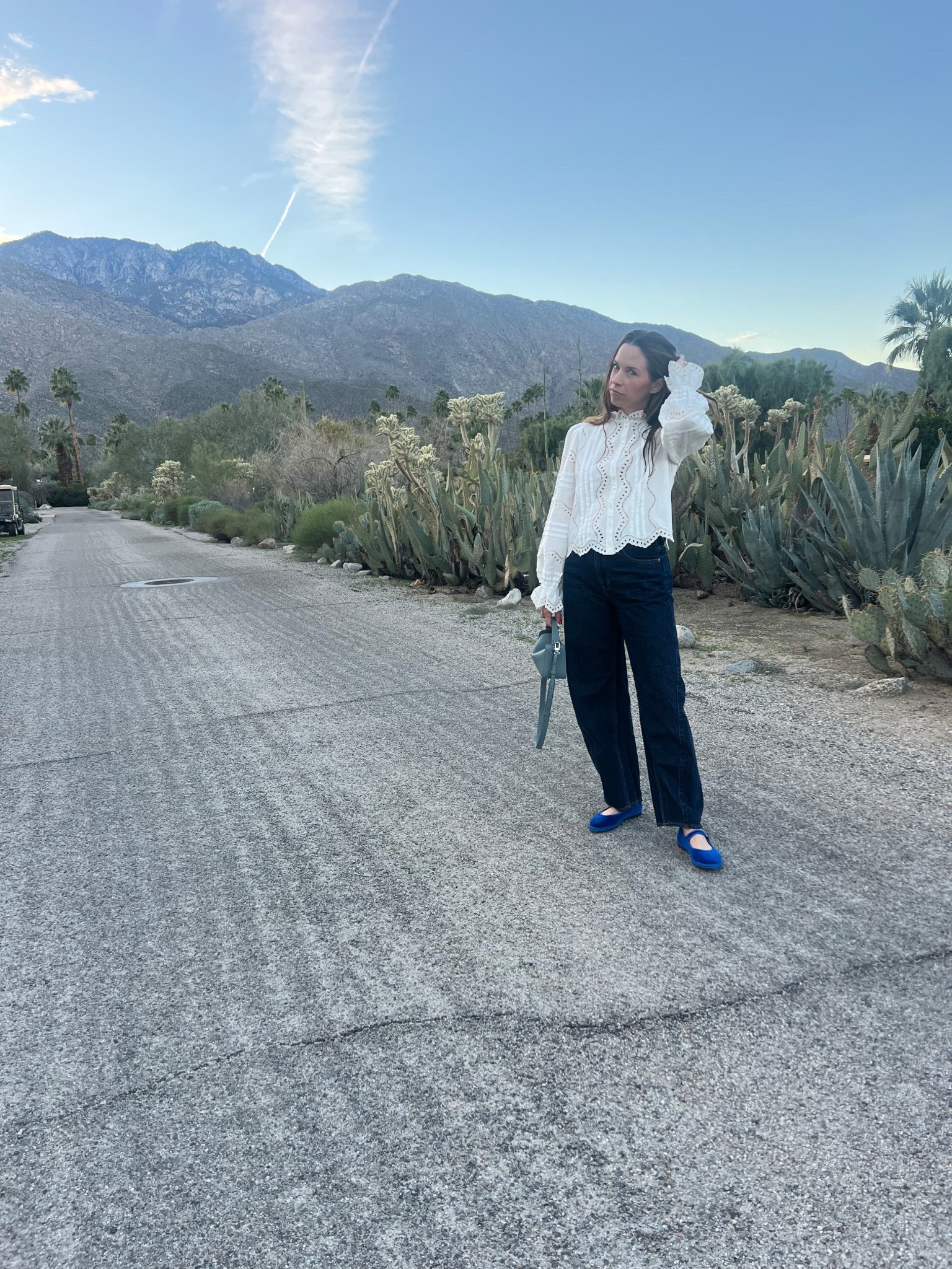 Cool girl style, simple white top, work top, going out top, perfect jeans, perfect barrel jeans, jeans trends, velvet Mary Jane’s, cool girl outfit, over 40 outfit inspiration, simple outfit inspiration 

#LTKNYFW #LTKValentine #LTKOver40