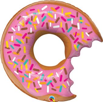Bitten Donut & Sprinkles Mylar Balloon | Ellie and Piper