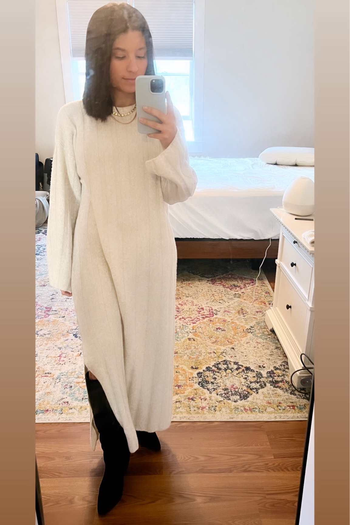 Easy feel good looks! 
#sweaterdress
#dresses
#boots

#LTKSpringSale #LTKstyletip #LTKfindsunder100