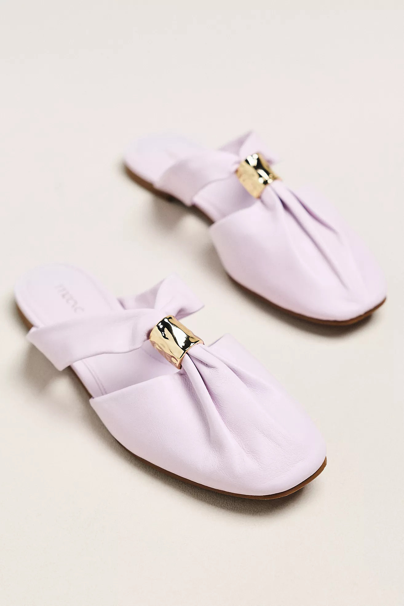 Maeve Hardware Closed-Toe Sliders | Anthropologie (US)