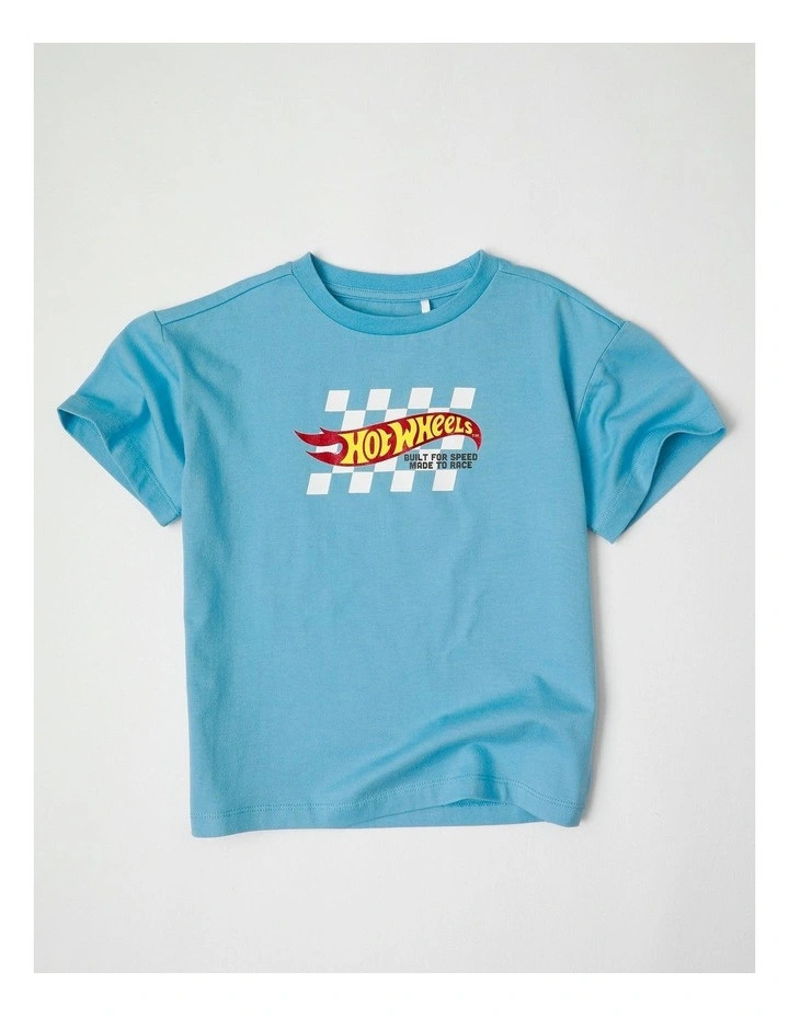 Hot WheelsHot Wheels Jersey T-shirt in Blues | Myer