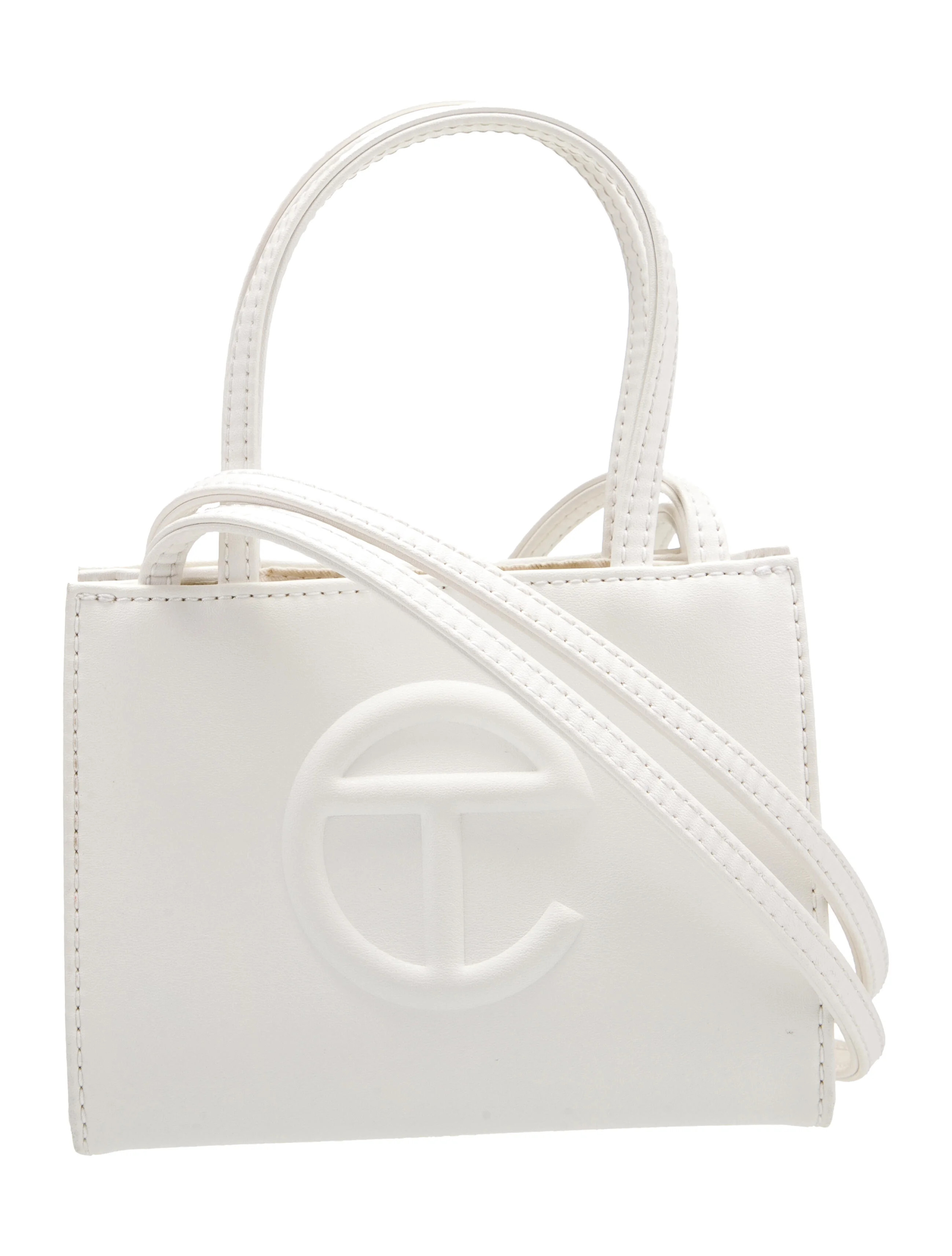 Small White Shopping Bag | The RealReal