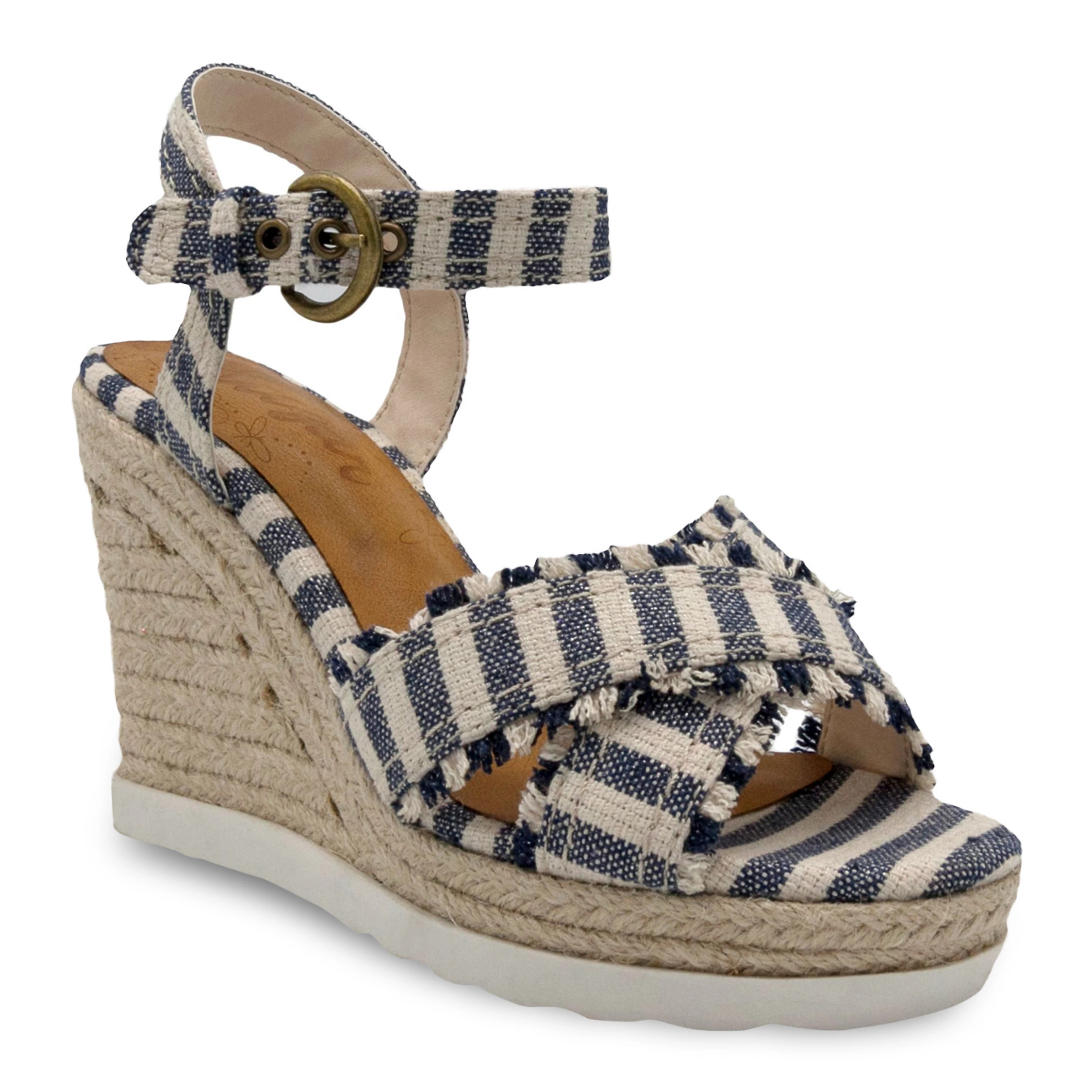 sugar Fave Women's Espdarille Wedge Sandals | Kohl's