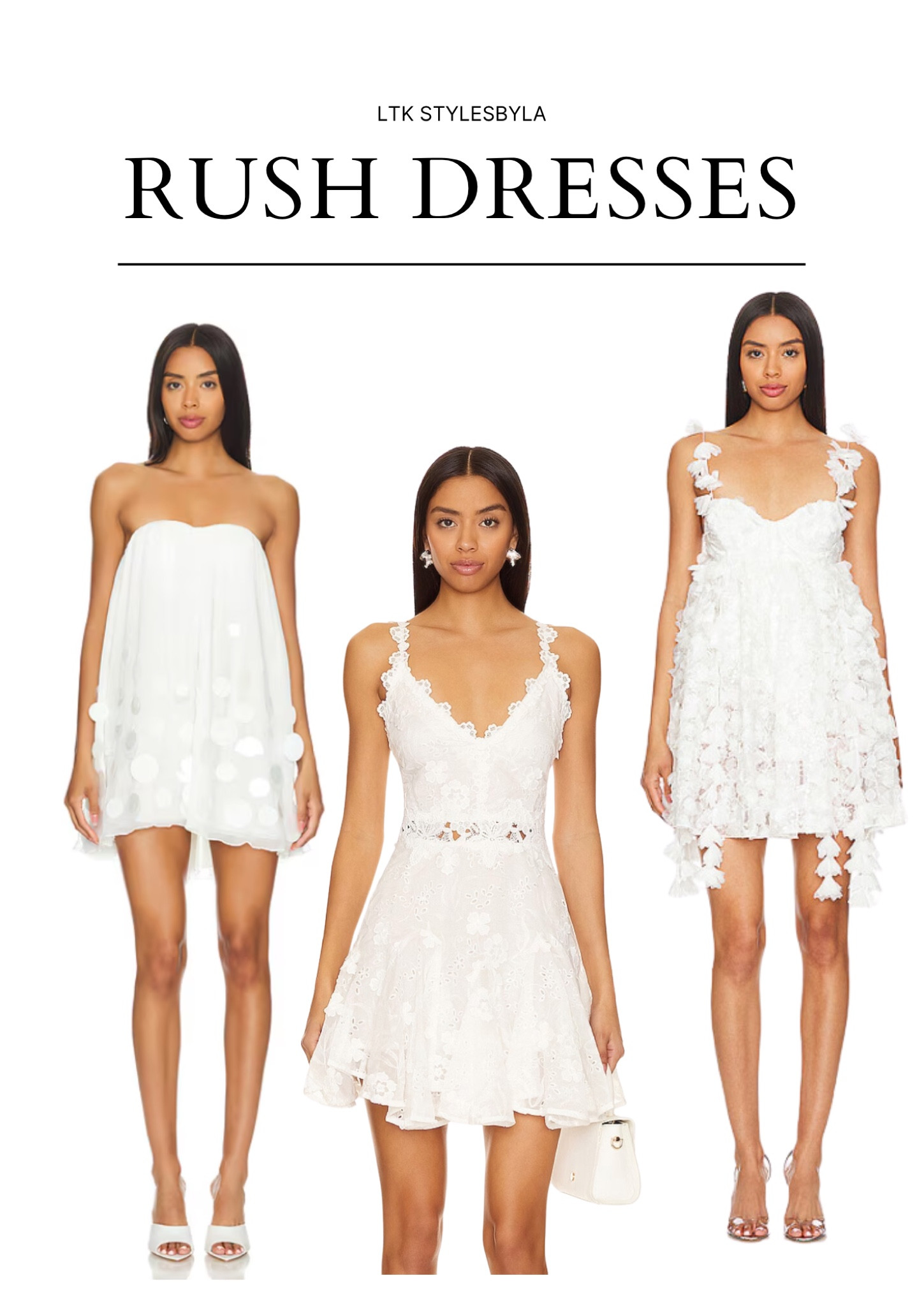 Sorority rush week mini dresses 🍸
-white mini dress
-graduation dress 
-semi 
-vacation outfit 
-summer dress

#LTKFindsUnder100 #LTKSeasonal #LTKStyleTip