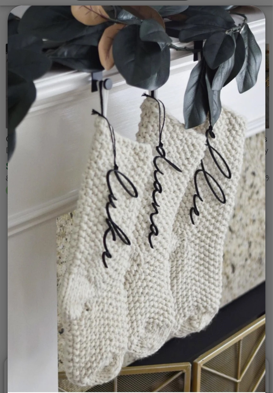 The absolute cutest stockings! I just purchased mine ☺️

#stocking
#crochetstocking
#family
#christmas

#LTKFindsUnder50 #LTKHoliday #LTKSeasonal