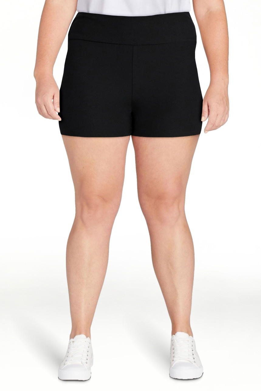 No Boundaries Faux Sueded Jersey Shorty Shorts, 3'' Inseam, Women's XXS-XXL | Walmart (US)