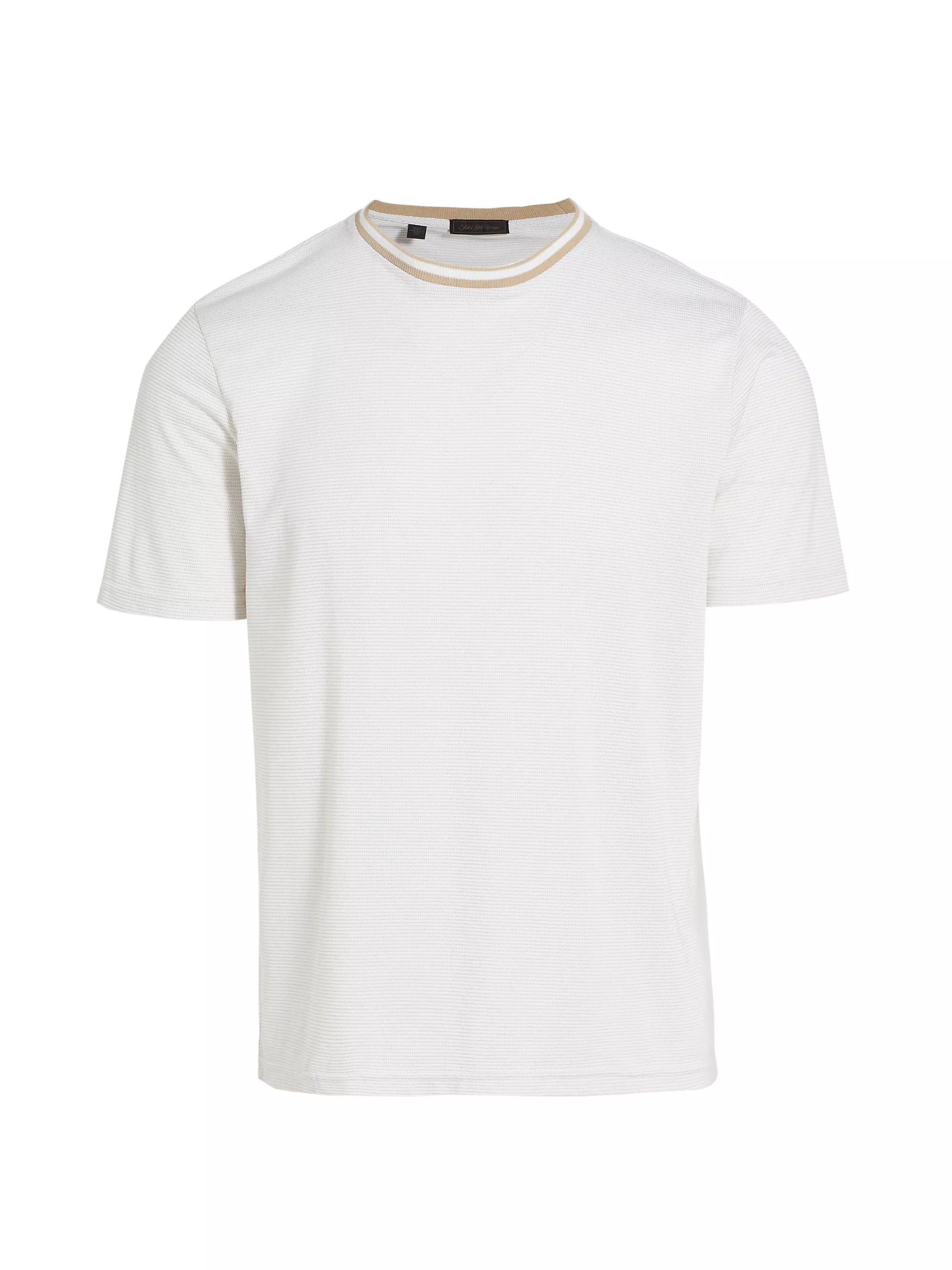 COLLECTION Dash Textured T-Shirt | Saks Fifth Avenue