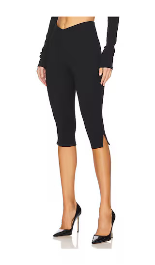 Ileana Capri Pant in Black | Revolve Clothing (Global)