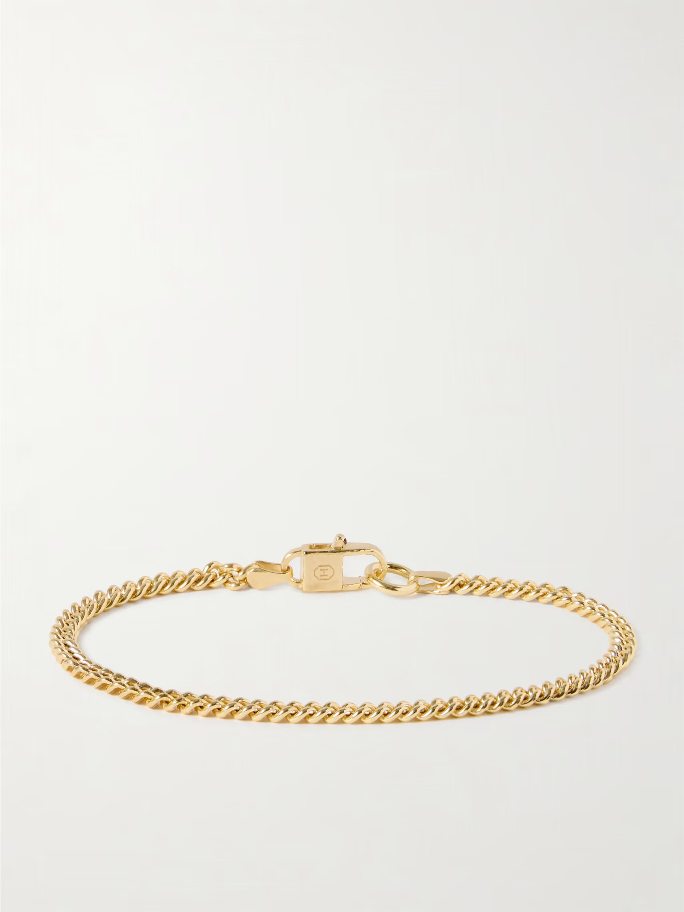 Round Curb Gold Vermeil Chain Bracelet | Mr Porter (DE)
