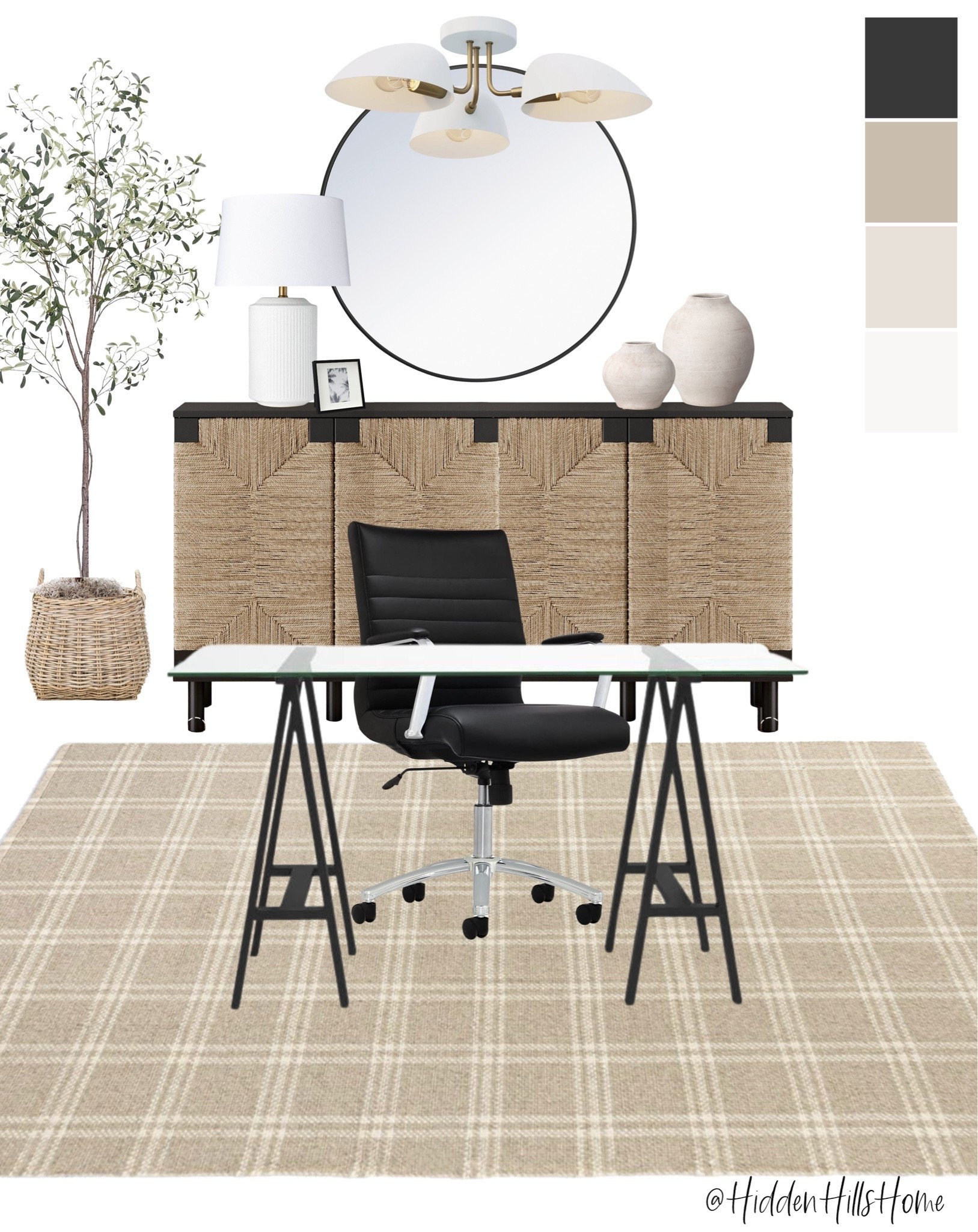Home office decor mood board, home office desk, office ideas, office inspiration, work from home space #homeoffice

#LTKHome #LTKSaleAlert #LTKSeasonal