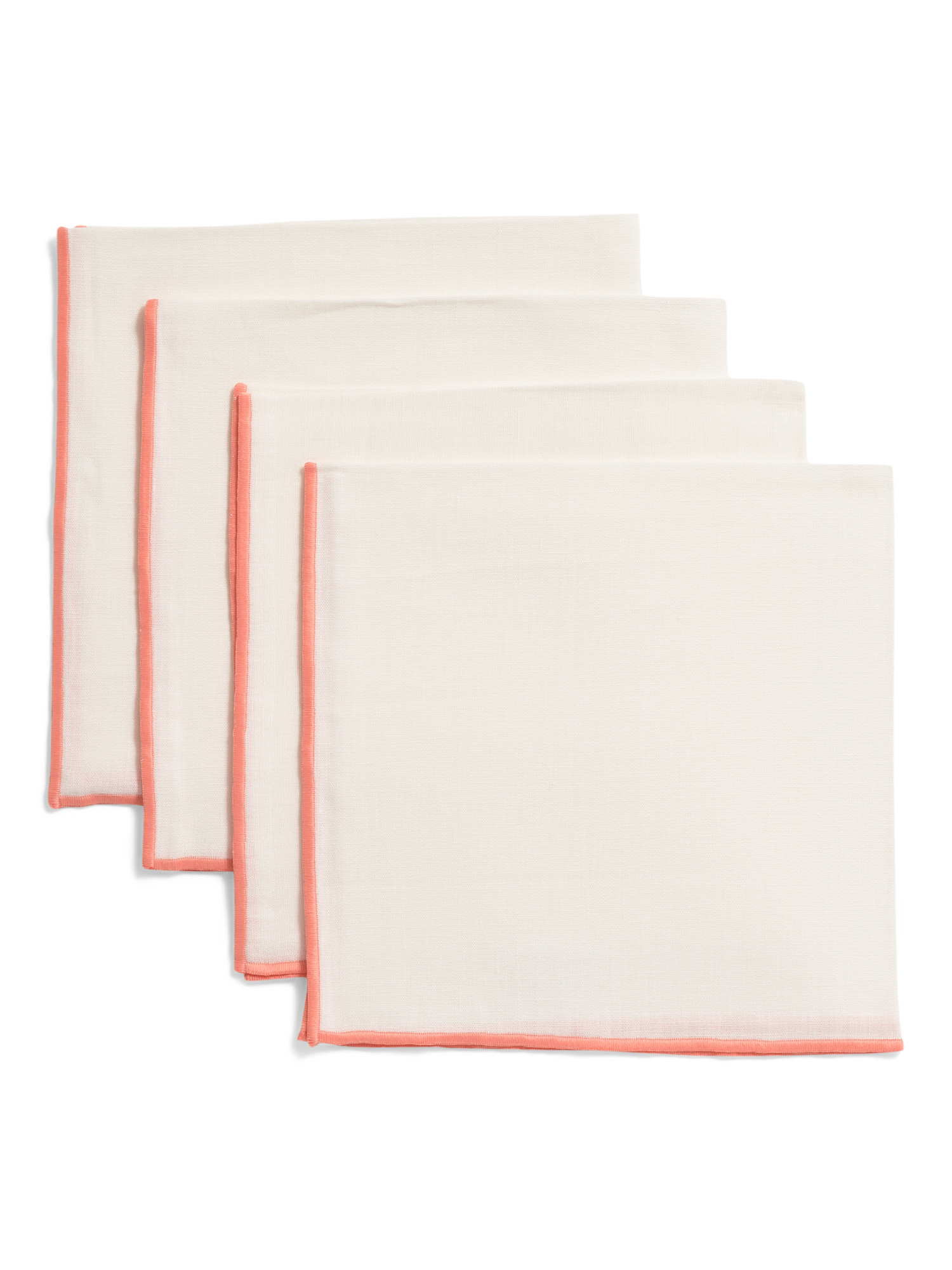 Made In Turkey Set Of Four Linen Bel Air Napkins | TJ Maxx