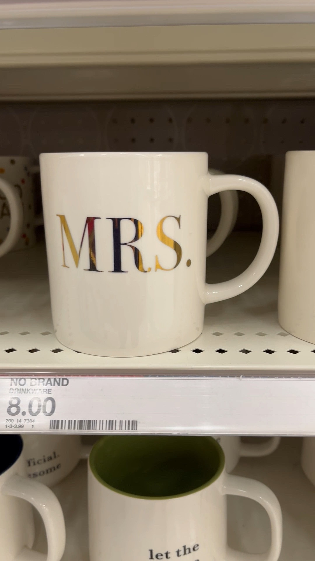 These super cute Mr and Mrs mugs are still available @Target for an inexpensive bride and groom gift idea!

#couplesgiftidea #giftsforher #giftforhim #giftguide #giftideasfornewlyweds
#brideandgroomgifts #cheapweddinggifts #budgetgiftideas

#LTKWedding #LTKSeasonal #LTKHome