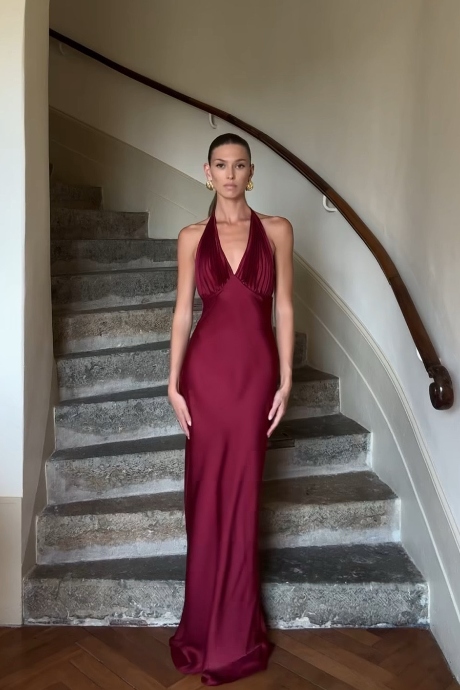 Cherry burgundy dress for special occasions 🍇 

#LTKluxury #LTKwedding #LTKdatenight