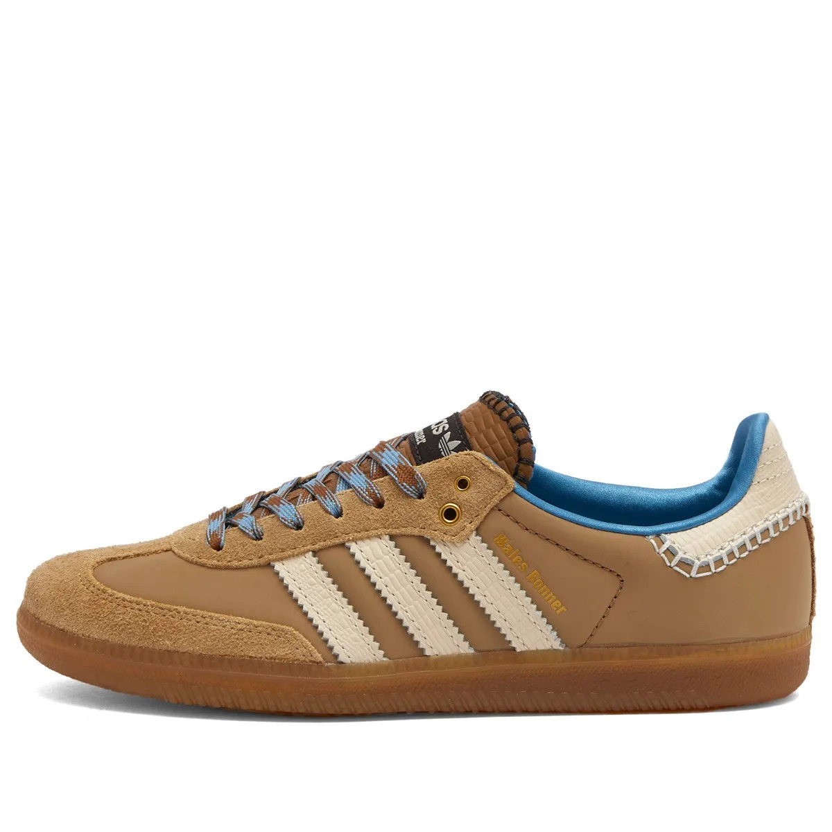 Adidas X Wales Bonner Samba Sneakers in Desert/White, Size UK 6.5 | END. Clothing