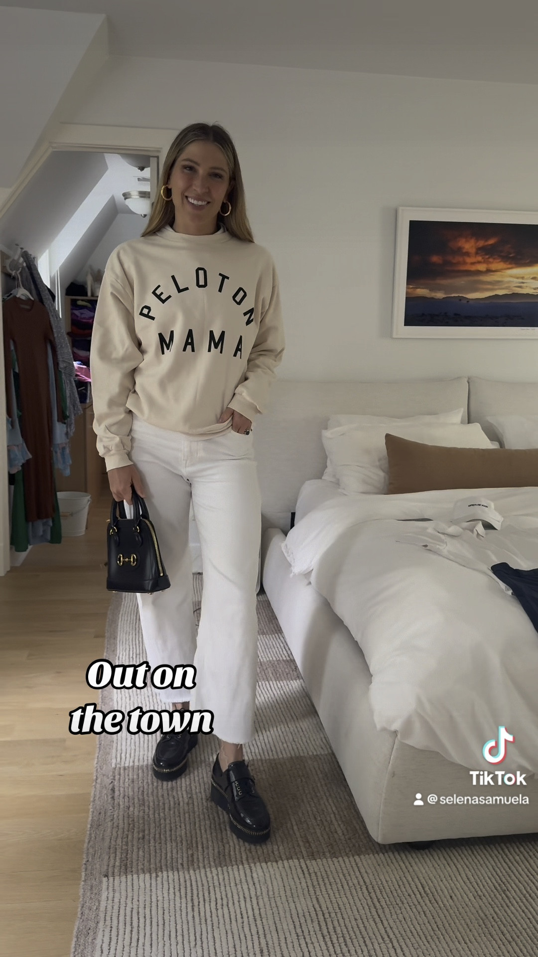 3 ways to style my new peloton mama crew neck !!! My favorite sweater for every occasion 

#LTKActive #LTKVideo #LTKFitness