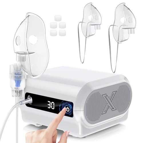 Smart Digital Display and Portable Nebulizer for Adults and Kids, Nebulizer to Solve Breathing Problems,Hailie Sensor NF0109, with Three Adjustable Modes, Suitable for Home use and travel-Y04 | Amazon (US)