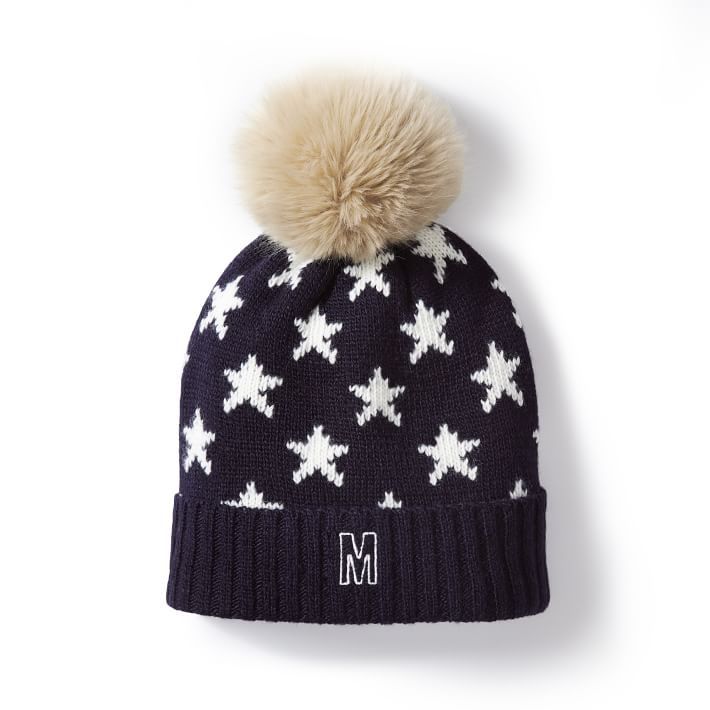 Faux Fur Pom Pom Hat | Mark and Graham