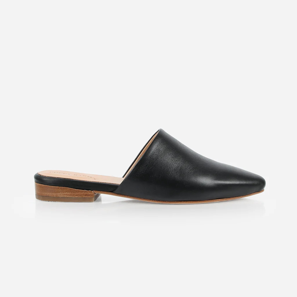 The Market Mule Black | Poppy Barley