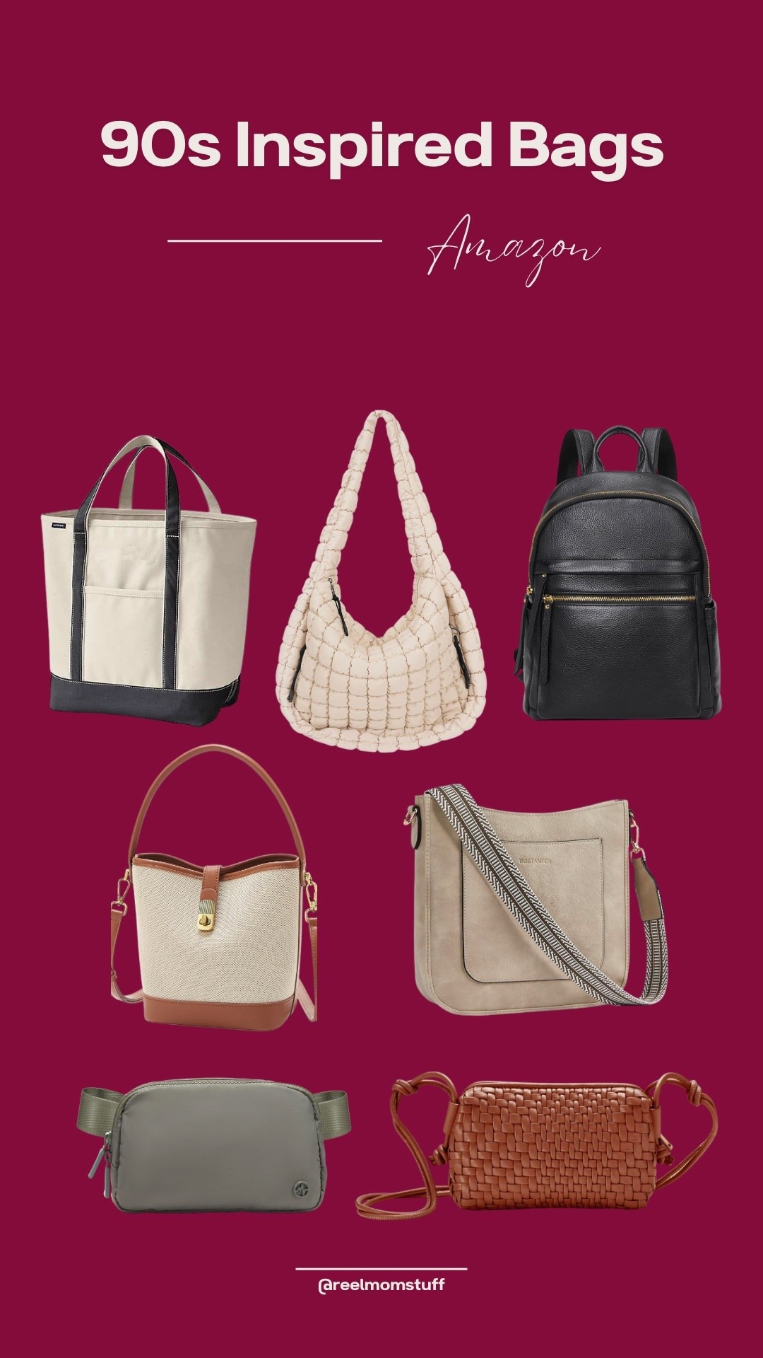 90s inspired bags!!
