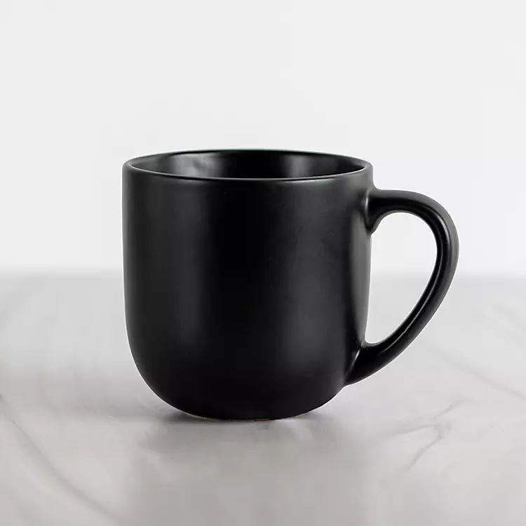 Matte Black Simple Things Mug | Kirkland's Home