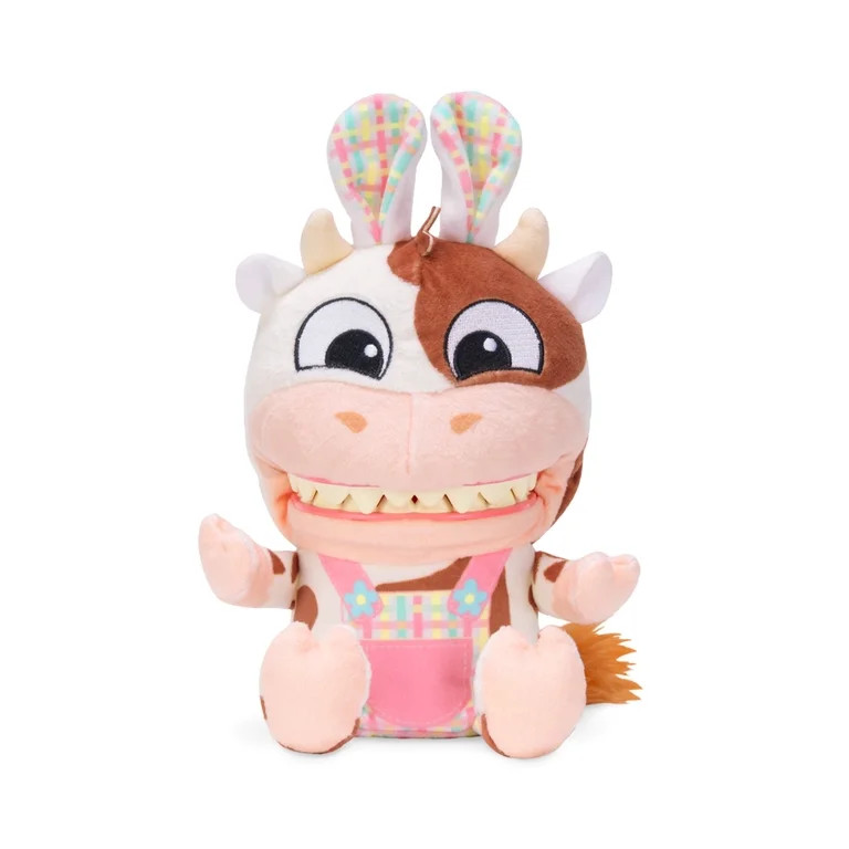 Chatter Chompers Easter Cow Plush 6.5", Interactive Collectible Toy, Funny Sound Effects, Ages 3+ | Walmart (US)