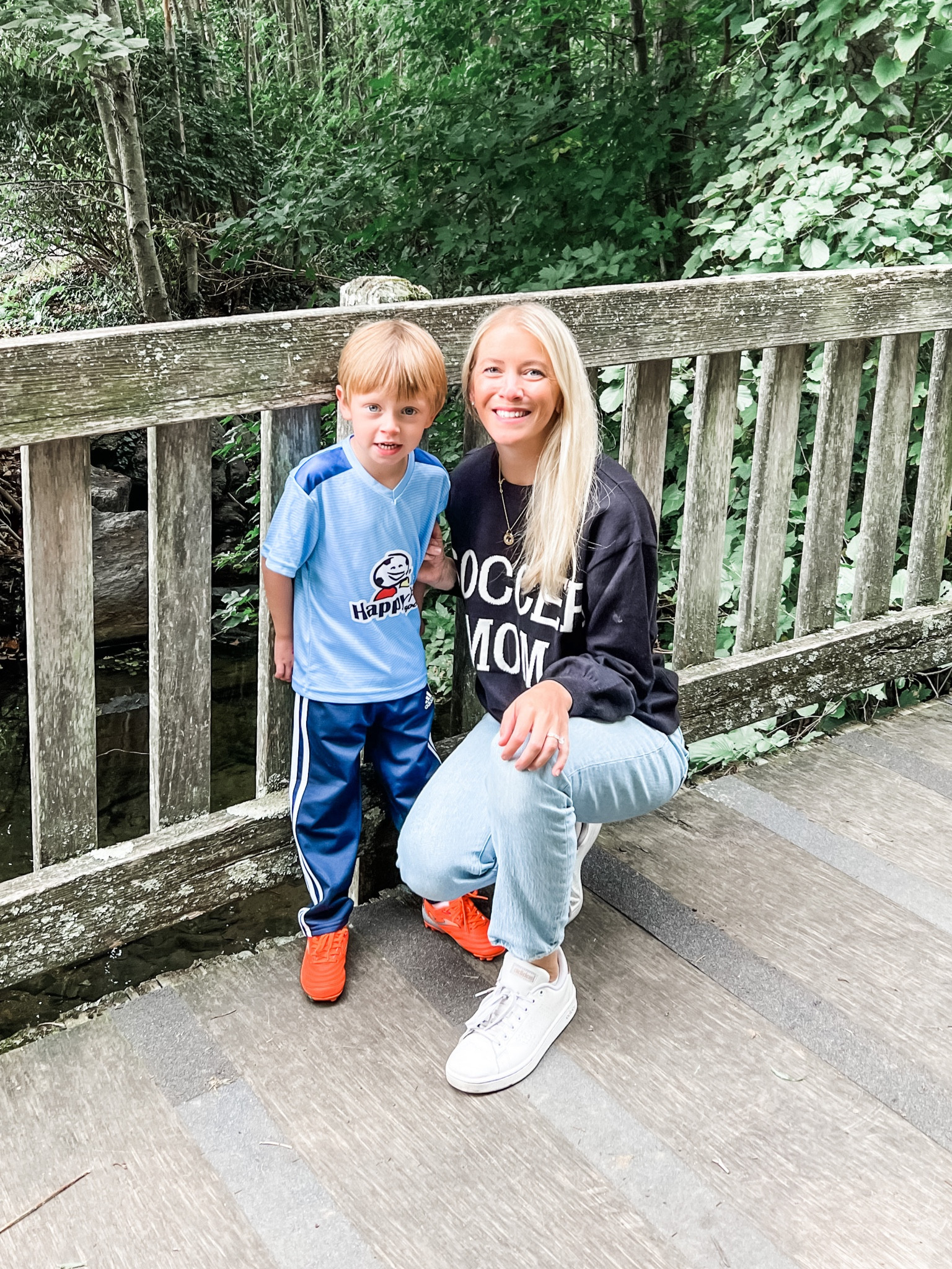 Soccer Sundays - linking my “uniform” and Teddy’s soccer essentials. ⚽️Sweater is VICI collection. Jeans size 25 (run large, so size down!) 

#LTKshoecrush #LTKunder100 #LTKfamily