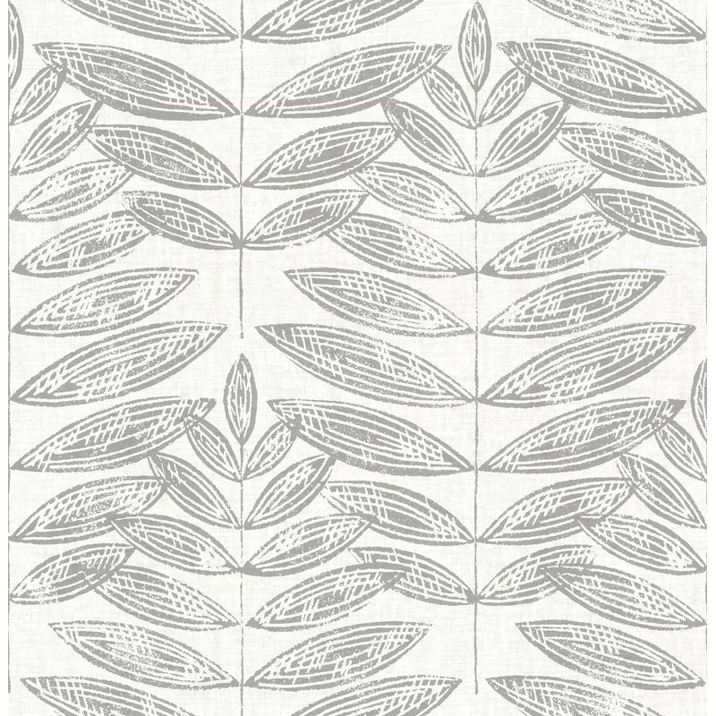 Schenk Leaf 33' L x 20.5" W Wallpaper Roll | Wayfair North America