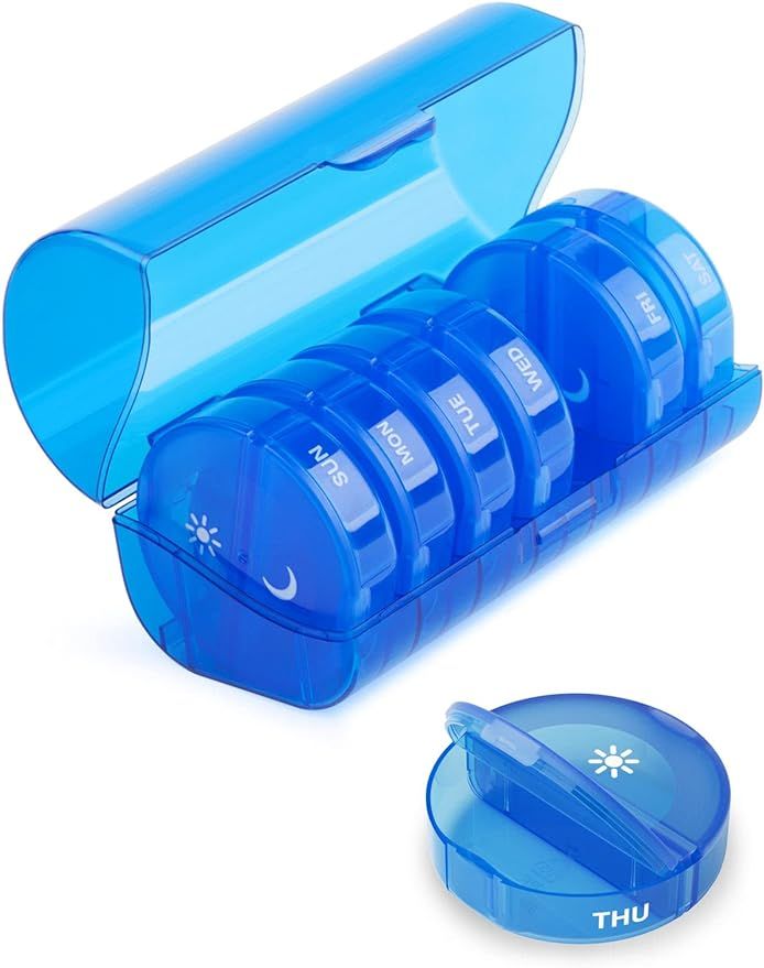 TookMag Pill Organizer 2 Times a Day, Weekly AM PM Pill Box, Large Capacity 7 Day Pill Cases for ... | Amazon (US)