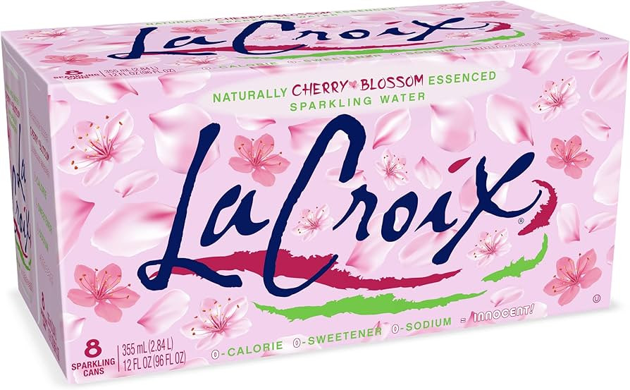 La Croix Sparkling Water, Cherry Blossom, 12 Fl Oz (pack of 8) | Amazon (US)