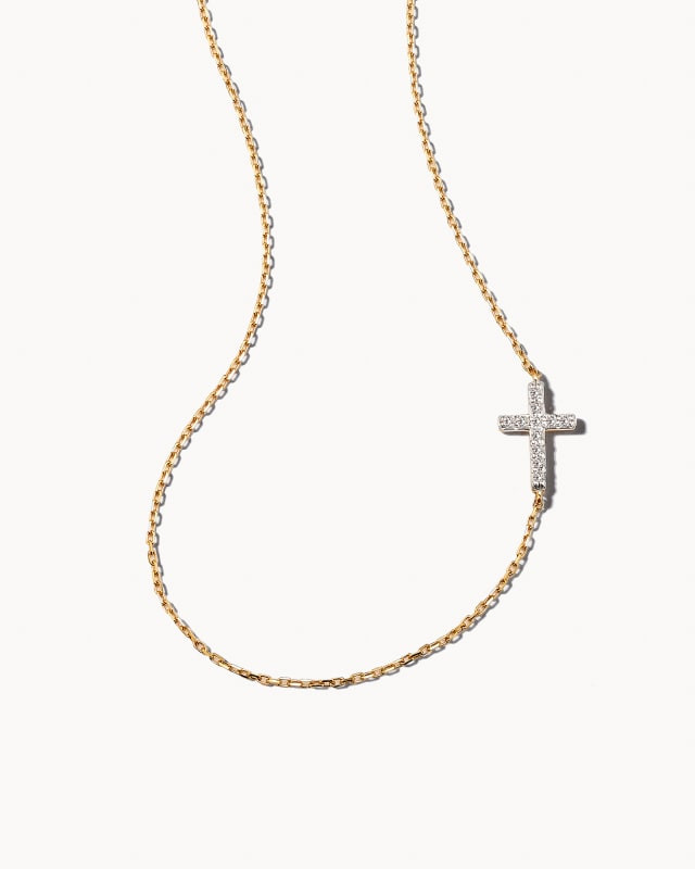Cross Strand Necklace in 14k Yellow Gold | Kendra Scott