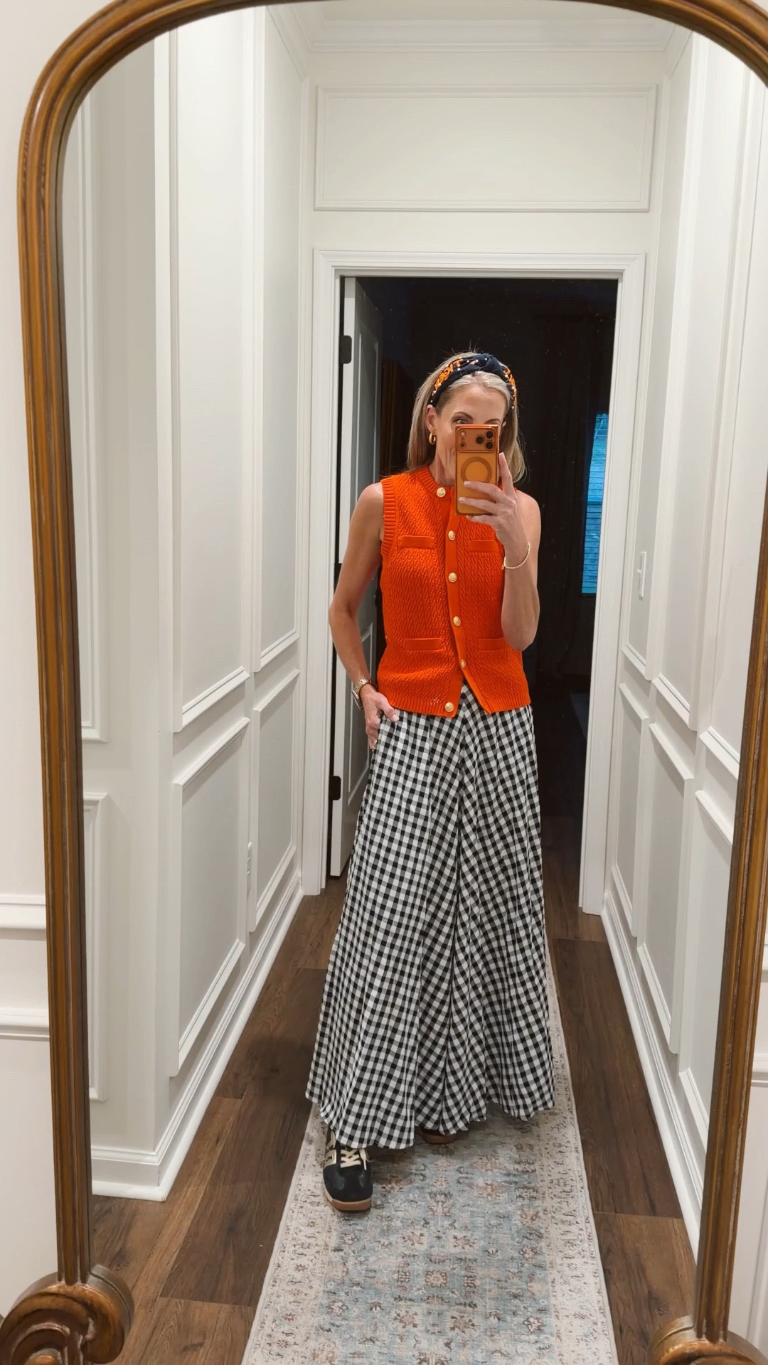 Today’s outfit of the day… All about that orange and blue. Amazon skirt Walmart sweater. Amazon headband.

#LTKmomlife #LTKootd