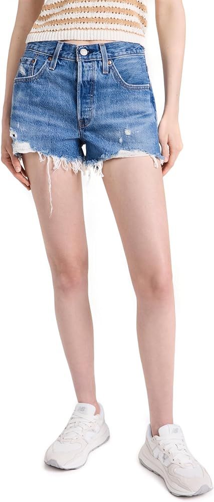 Levi's Women's Premium 501 Original Shorts, Athens Mid Short, 28 at Amazon Women’s Clothing sto... | Amazon (US)