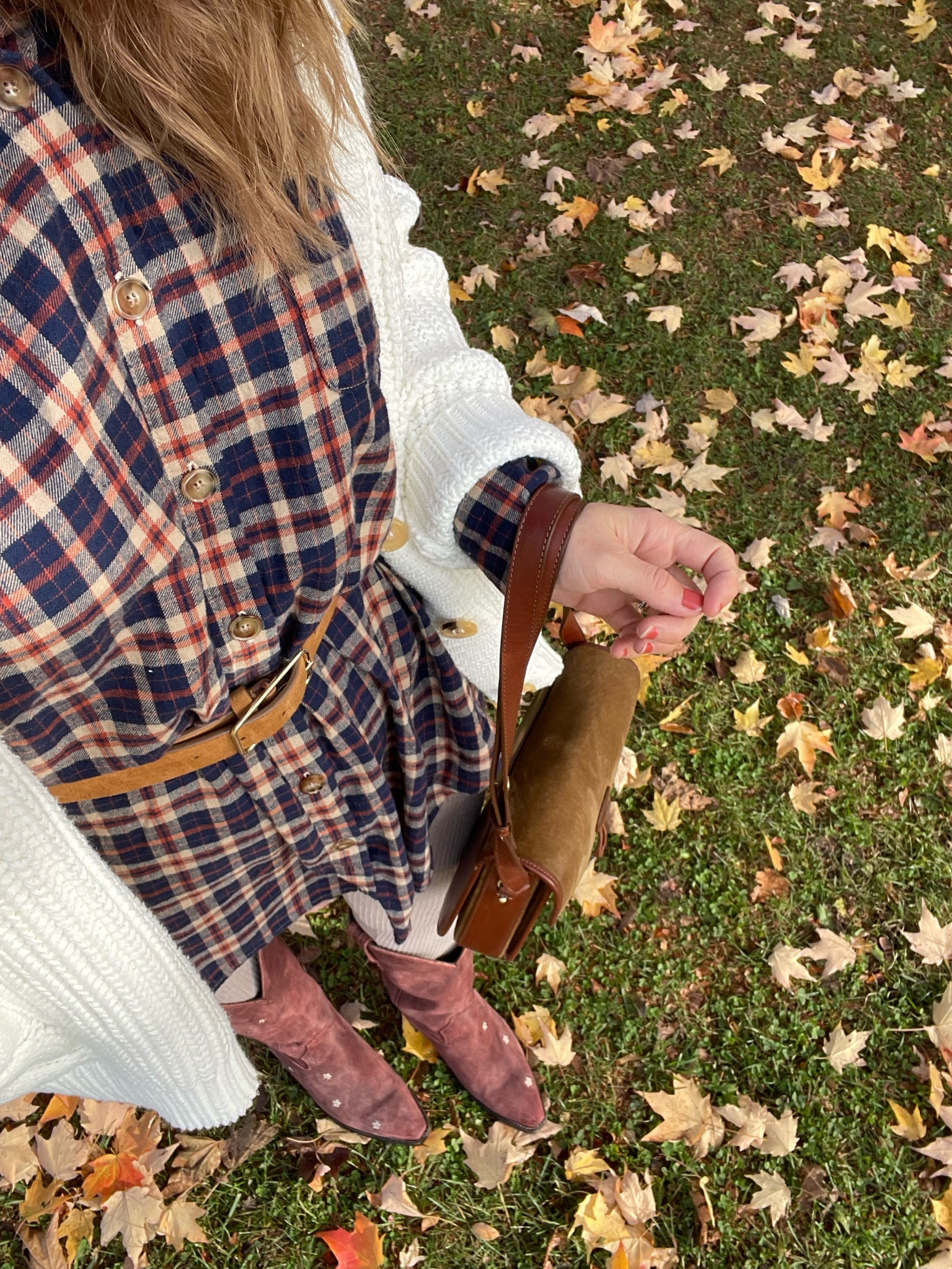 Life is short — wear burgundy boots. I just picked up these affordable ribbed leggings and j fear I need them in every color. 

Leather bag, fall fit, fall outfit, basic fall fashion, plaid dress 

#LTKItBag #LTKSeasonal #LTKShoeCrush