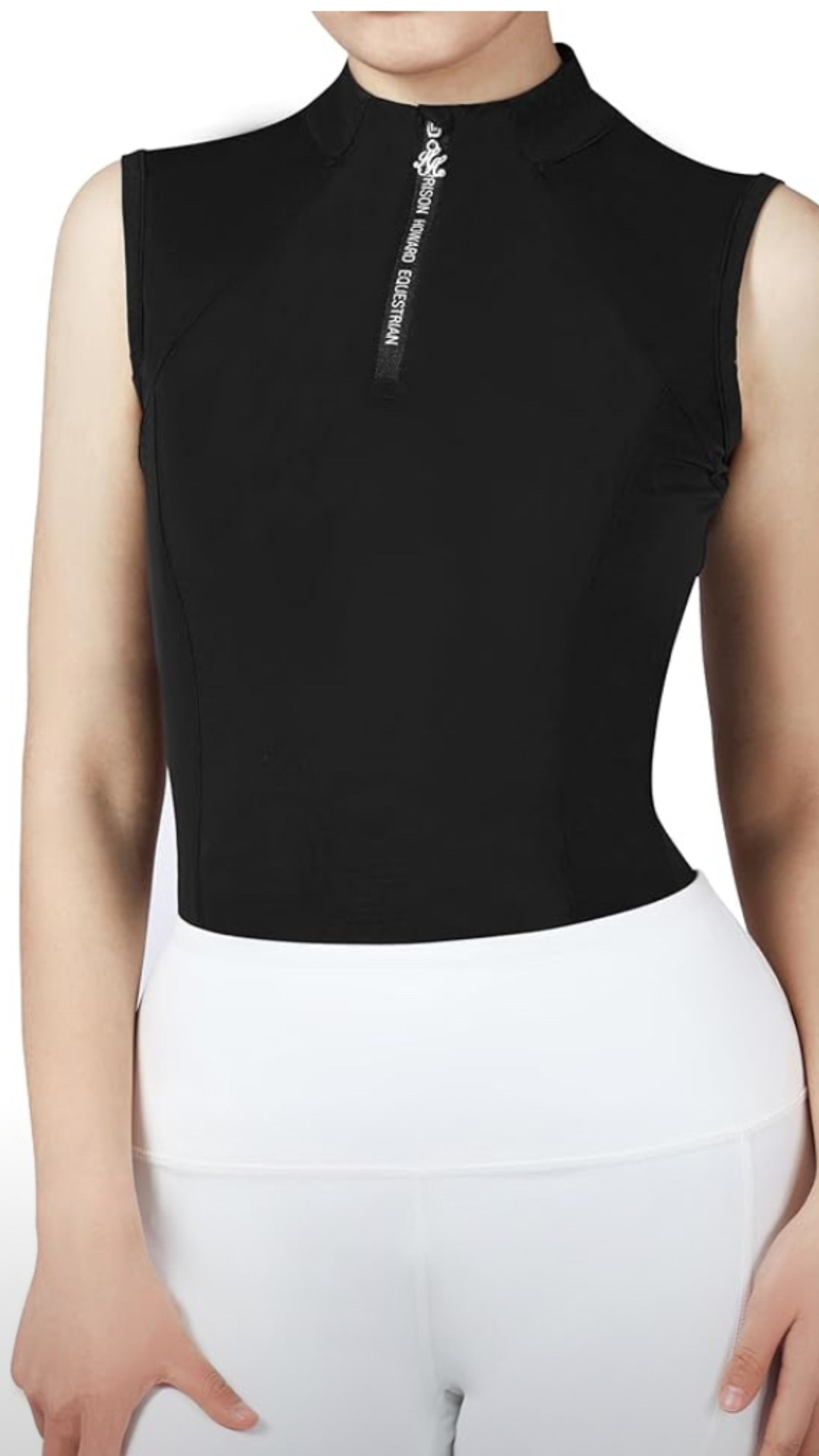 Sleeveless riding top 

#LTKMidsize #LTKSummerEdit