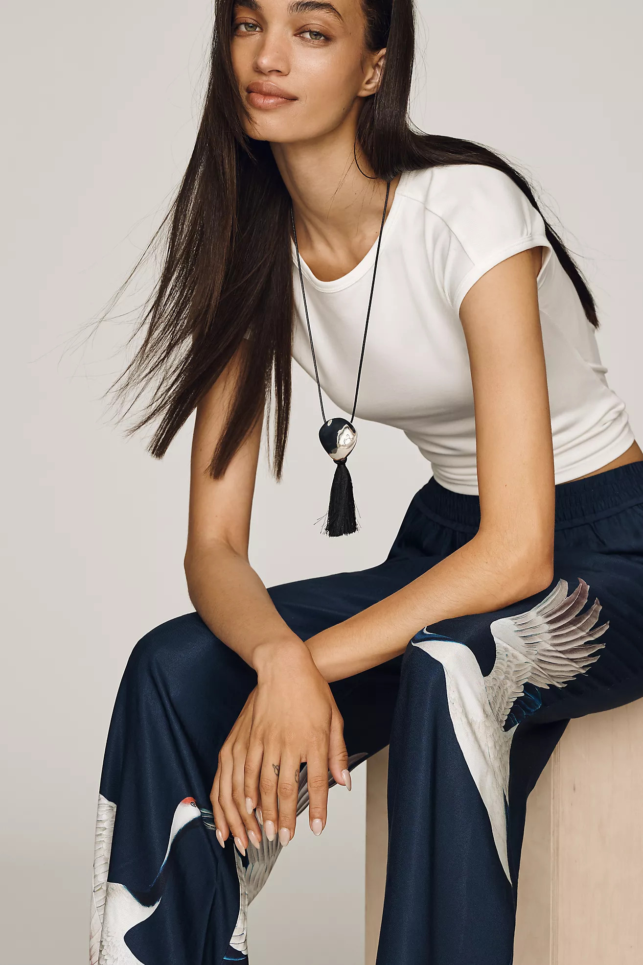 Maeve Brooklin Wide-Leg Track Pants | Anthropologie (US)