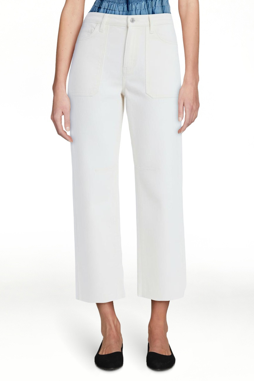 Free Assembly Women's Cropped Carpenter Barrel Jeans, 27" Inseam, Sizes 0-20 | Walmart (US)