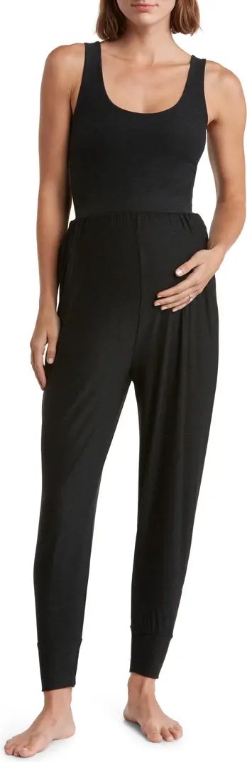 Grow in Comfort Space Dye Maternity Jumpsuit | Nordstrom