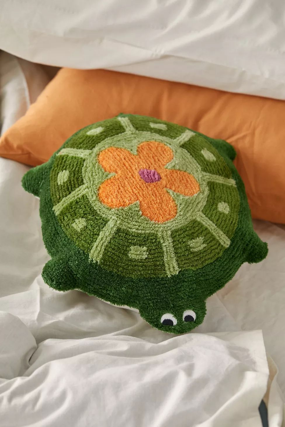 Tufted Turtle Shaped Throw Pillow | Urban Outfitters (US and RoW)