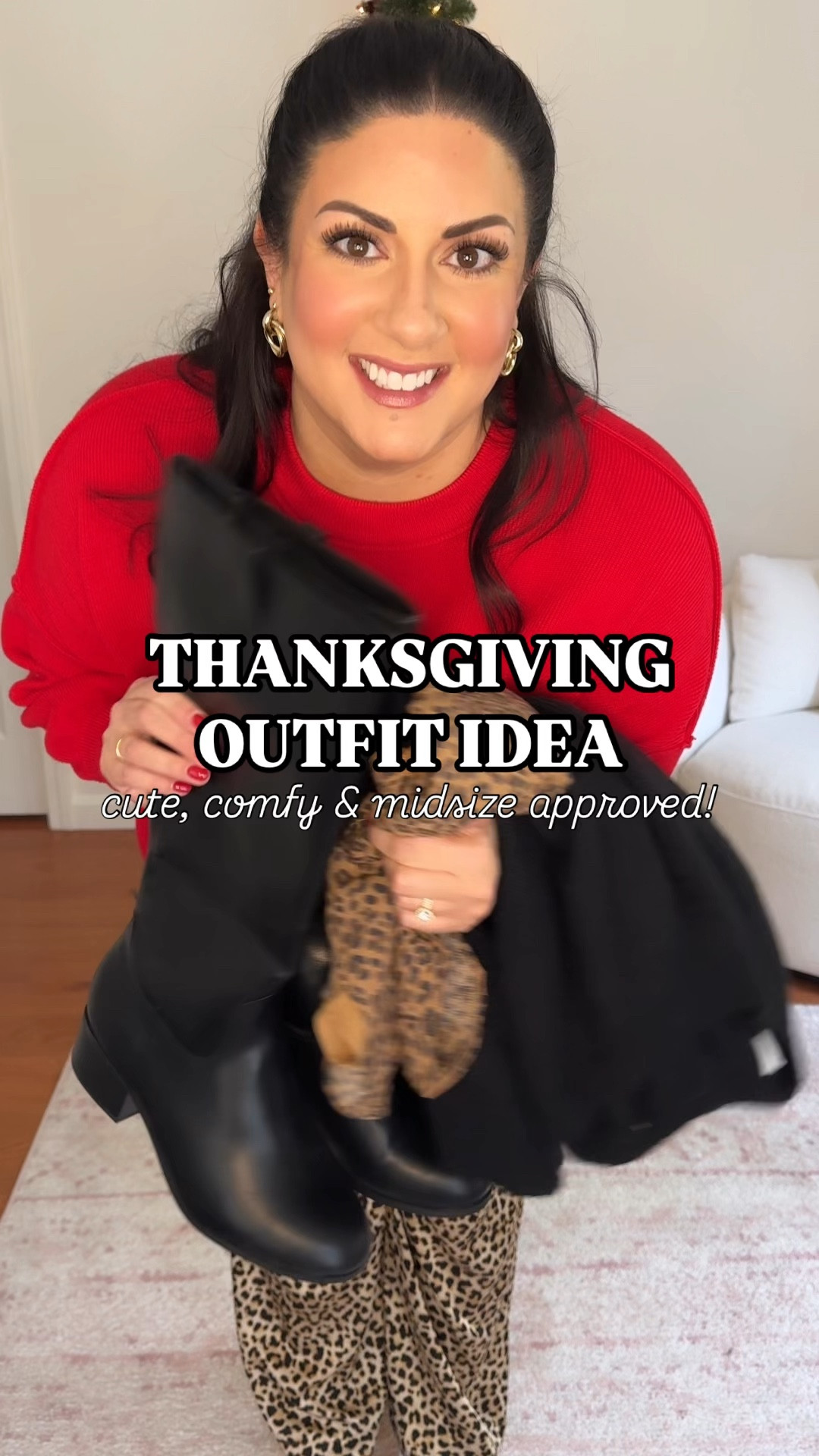 My whole outfit is on sale right now and would be so cute for Thanksgiving or any other winter event you have coming up! Size XL sweater + size XL skirt 

#LTKHoliday #LTKCyberWeek #LTKMidsize