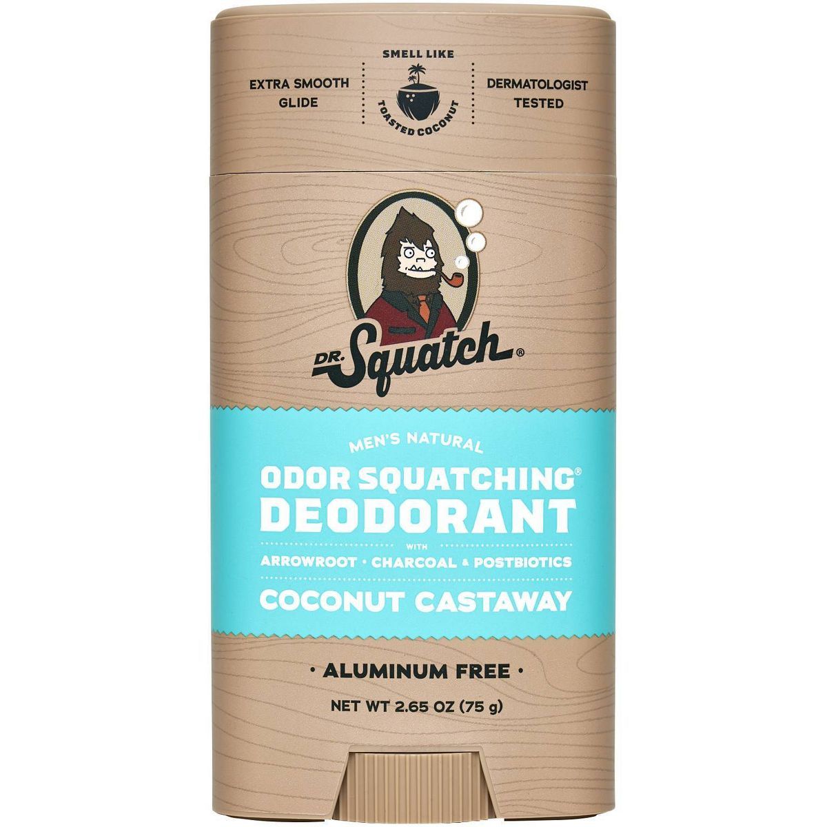 DR. SQUATCH Men's Natural Deodorant - Coconut Castaway - 2.65oz | Target