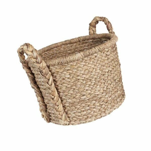 Household Essentials Large Wicker Floor Storage Basket With Braided Handle for sale online | eBay | eBay US