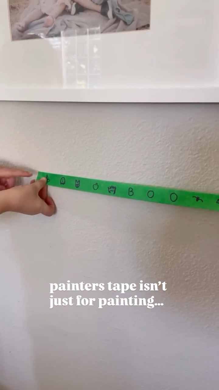 Painters tape and a marker are all you need for this fun DIY scavenger hunt activity you can set up in minutes! 

On a large piece of tape, draw multiple Halloween items (candy, pumpkin, ghost, witch, bat, etc.). On an other piece of tape (I like to do a different color), draw the same items. Hide these pieces around the house and then let your child go search for them and match. 



#LTKHalloween #LTKKids #LTKSeasonal