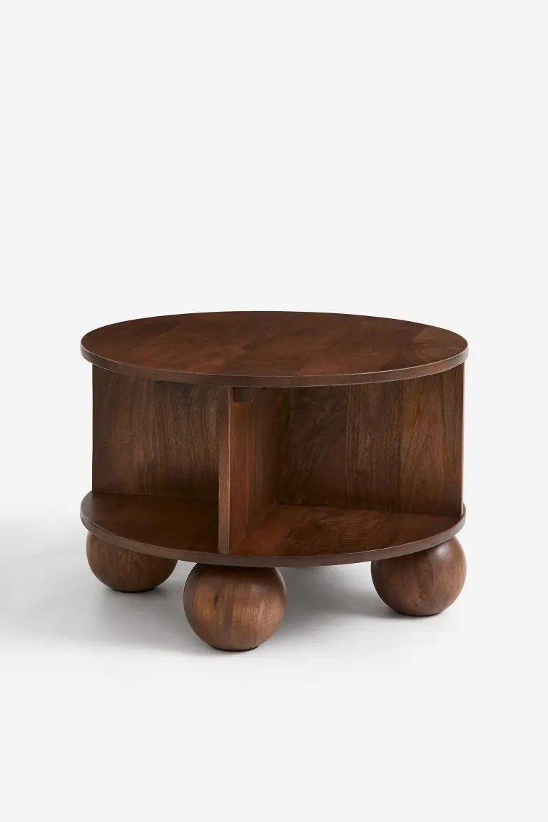 Table d'appoint en bois de manguier - Marron foncé - Home All | H&M FR | H&M (FR & ES & IT)