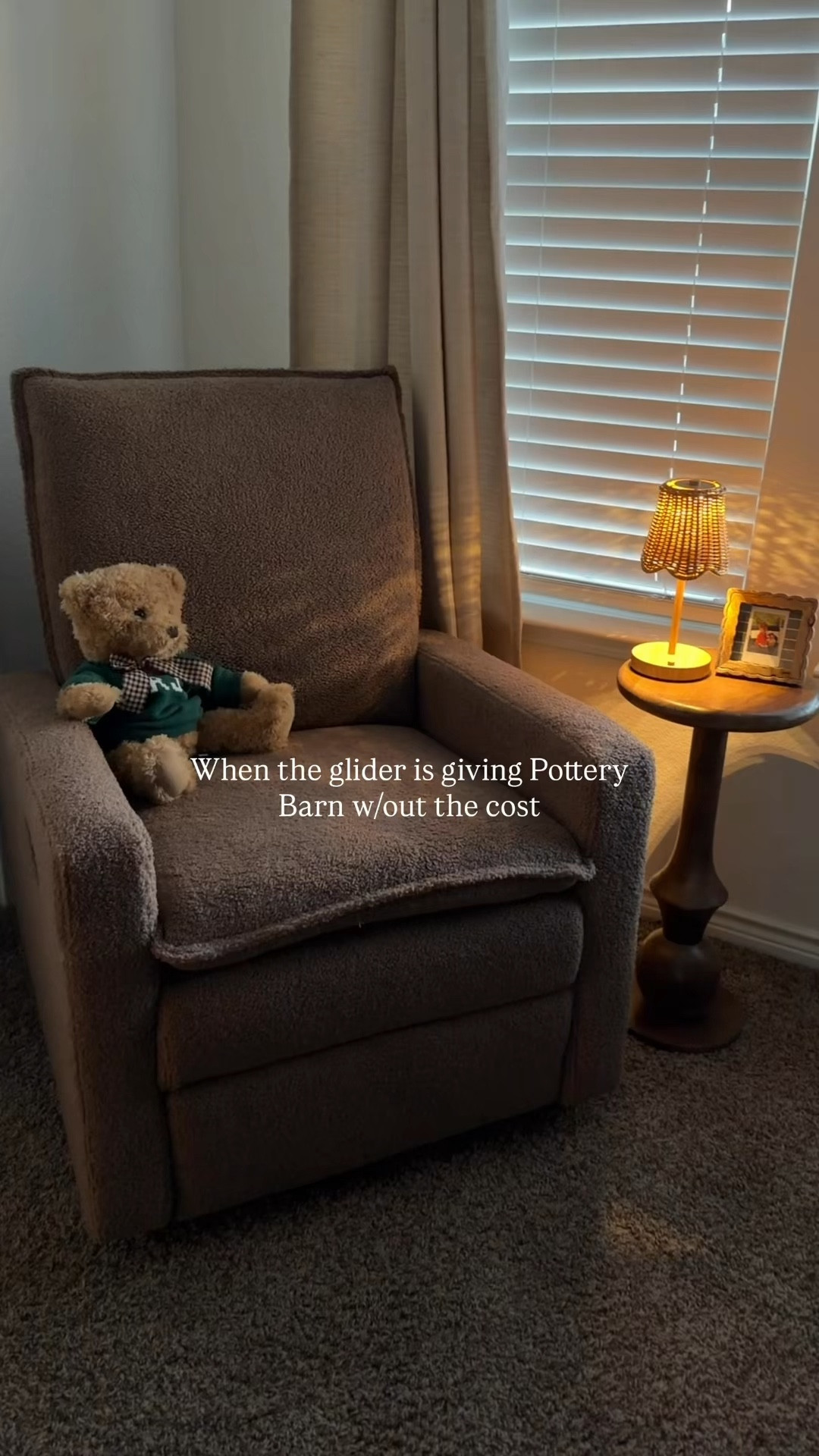 The coziest reclining glider - comes in multiple colors! Perfect for any nursery 

#LTKBump #LTKBaby #LTKmomlife