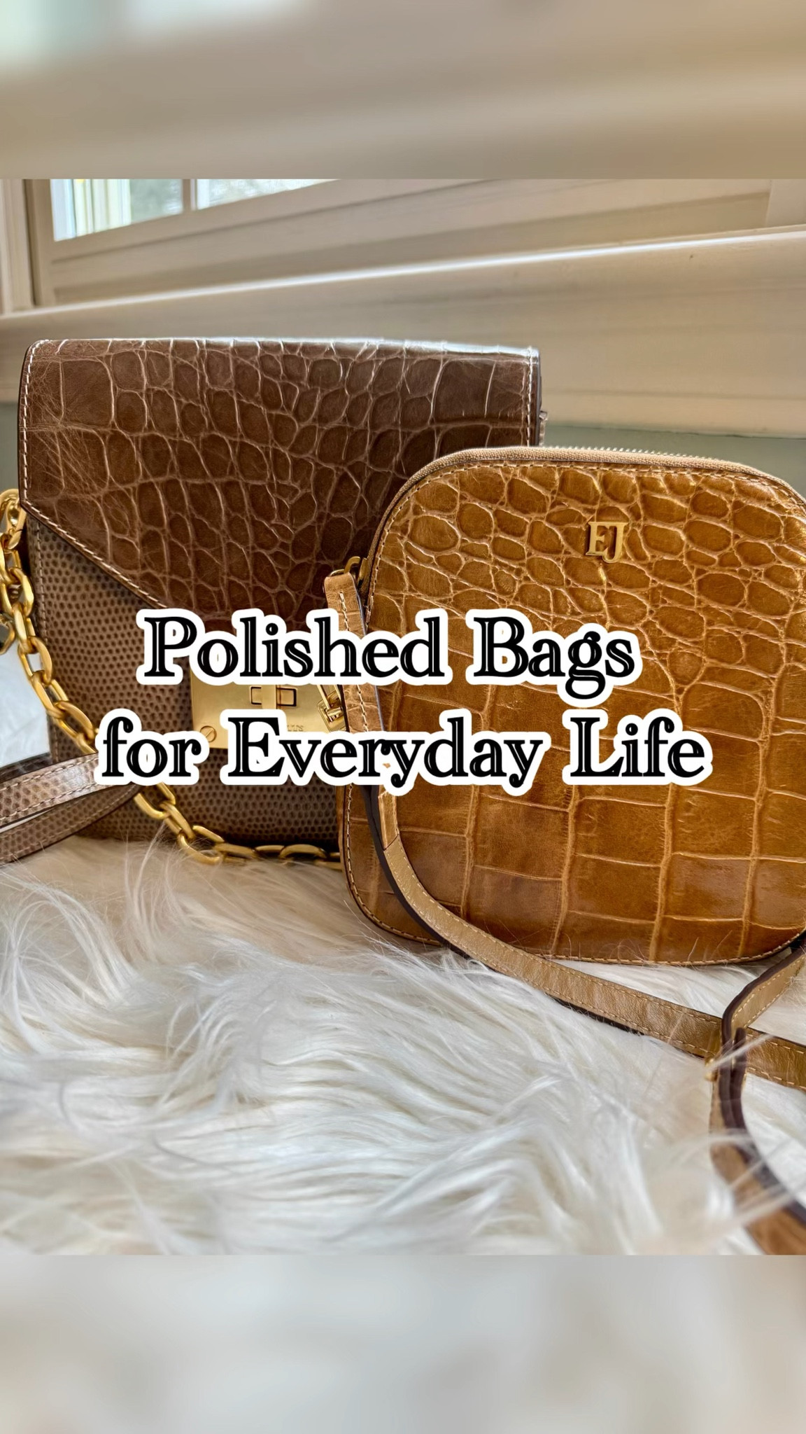 #ad #EricJavits #paidpartner  #sponsored  @ericjavits
Elegant doesn’t have to mean impractical — and that’s exactly why I’ve been reaching for these two Eric Javits bags nonstop this season.

Want the links? Like, Follow & Comment BAGS and I’ll send links right to your DM.

The Alli in Peanut is my everyday go-to: polished, structured, and easy to wear with casual looks. The Livia in Taupe instantly elevates an outfit and feels timeless in the best way. 

Both blend classic design with real-life functionality — which matters so much to me at this stage of life.

If you’re looking for a bag that works hard and looks beautiful doing it, Eric Javits truly delivers.

👉 Shop the Eric Javits Fall/Winter 2025 Collection in my LTK shop
And use my code: Suzanne10’ for 10% off sitewide 
Which one are you choosing — Alli or Livia? 👇
 #EricJavits #ChicAccessories #StyleOver40 #TimelessStyle 
#FallEssentials, #ElegantStyle, #FallFashion, #FashionStatement, #TimelessElegance,  

#LTKOver40 #LTKTall